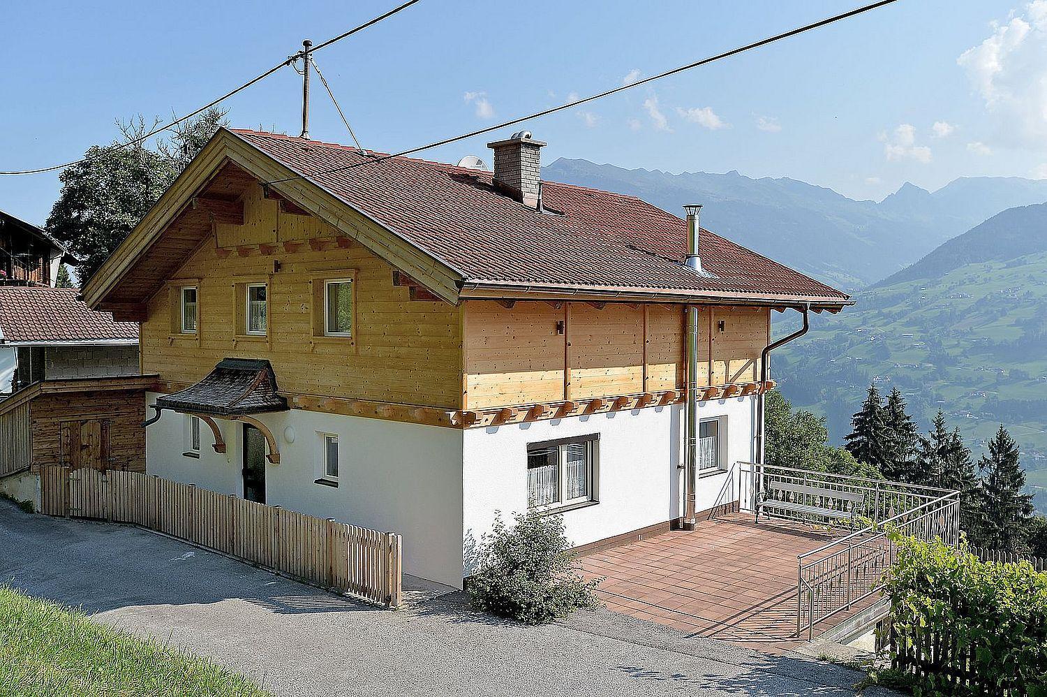 Bergchalet Emberg Mit Sauna Aschau Im Zillertal Exterior foto